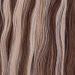 HairExtensionShop Tresszelt Emberi Póthaj Standard Melírozott Színben 50cm (Weft Haj #6/60) (RW50660)