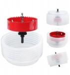  90 mm-es furatfúró porelszívóval 125 mm-es furatfűrész porfogóval (5904133247552 )