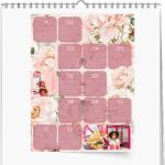 Empikfoto. ro Kalendarz jednostronny, Pink Flowers, 50x70 cm - 124410
