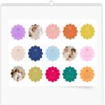Empikfoto. ro Calendar cu o singură față, Clipe Colorate, 70x50 cm - 124441