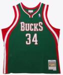 Mitchell & Ness Milwaukee Bucks #34 Giannis Antetokounpo Dark Jersey green