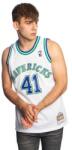 Mitchell & Ness Dallas Mavericks #41 Dirk Nowitzki white Swingman Jersey