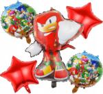 100pa Lufik Knuckles 90cm Süni Sonic The Hedgehog Születésnapi Dekoráció 5db