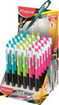 Maped Nyomósirón display, 0, 5mm, MAPED "Long Life", vegyes színek, 36db/disp (564040)