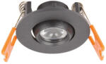 2R ANGEL EYE LED R03 3W 4000K kerek szpot mélysugárzó fekete (L090706744)
