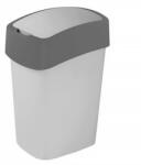 Keter Szemetes billenő fedeles CURVER Pacific Flip Bin 10l grafit-alumínium ezüst (02170-686-00)