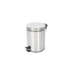 PLASTOR Cos gunoi rotund inox cu pedala 5L (PL38731) - pcone Cos de gunoi