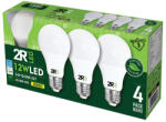 2R LED CAP GLOBE SET A60 E27 12W 4000K 4db-os szett körte fényforrás (CAP GLOBE SET 12W 4000K) - eztkapdki