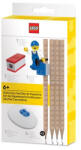 LEGO® Grafitceruza szett, HB, hegyezővel, radírral, mini figurával, LEGO (53708) - eztkapdki