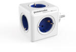 allocacoc Elosztó, 5 aljzat, ALLOCACOC "PowerCube Original DE", fehér-kék (1100BL/DEORPC)