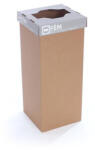 RECOBIN Szelektív hulladékgyűjtő, újrahasznosított, 60 l, RECOBIN "Office", szürke