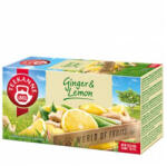 TEEKANNE Gyümölcstea, 20x1, 75 g, TEEKANNE "World of Fruits", gyömbér-citrom (1586131000581) - eztkapdki