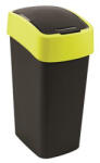 Keter Billenős szemetes, 45 liter, CURVER "Pacific flip bin", fekete/sárga (263987) - eztkapdki