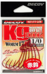 Decoy OFFSET HOROG DECOY WORM 17R KG 1/0 Blood Red (812532) - fishingoutlet
