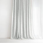 Goldea draperie 100% bumbac - frunze scandinave 200x150 cm