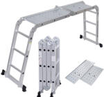 Smart storage СТЪЛБА АЛУМИНИЕВА МУЛТИФУНКЦИОНАЛНА practic 4х4 С ПЛАТФОРМА (66351)