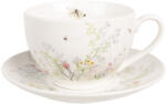 Clayre & Eef Ceascu cu farfurioara portelan multicolor Summer 12x9x6 cm, 14x2 cm, 250 ml (WFFKSXdeco)