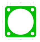 Barracuda Garnitura cap compresor piston 80MM inferior SPC0103