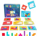 Flippy Joc Interactiv, Flippy, Tip Puzzle, din Lemn, +3 Ani, 128 Piese, 15 x 17 x 3.5 cm, Multicolor (134200)