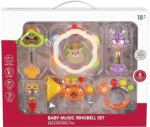 Raya Toys Бебешки комплект дрънкалки Raya Toys - Baby Music Ringbell Set, елен, 6 бр (503126078)