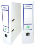 Ekobox Legător de documente PP Ekobox 80mm alb 20 pcs