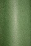  Hârtie decorativă colorată cu sclipici pe o parte, autocolantă, verde, 150g 10A4