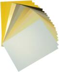  Set de hârtii decorative colorate galbene pachet 20A5