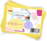  Hârtie decorativă netedă bristol galben pachet 50A6