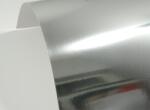  Hârtie decorativă colorată pe o parte oglindă Mirror 300g Argintiu pachet 10A4