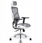 Diablo Chairs Diablo V-Basic ergonomikus szék fehér-szürke White and grey (970)