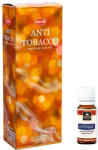 HEM Pachet Promo: 120 Betisoare Parfumate HEM Anti Tobacco + Ulei Aromaterapie Antitabac KING Aroma, 10ml