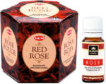 HEM Pachet Promo: 40 Conuri Parfumate Backflow HEM Red Rose + Ulei Aromaterapie Rose KING Aroma, 10ml