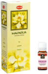 HEM Pachet Promo: 120 Betisoare Parfumate HEM Magnolie (Magnolia) + Ulei Aromaterapie Magnolie KING Aroma, 10ml