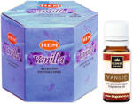 HEM Pachet Promo: 40 Conuri Parfumate Backflow HEM Vanilie (Vanilla) + Ulei Aromaterapie Vanilie KING Aroma, 10ml