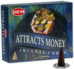 HEM Conuri parfumate HEM Attracts Money , 10 buc