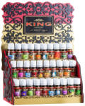 KINGAROMA Pachet 100 uleiuri aromaterapie 10 ml + stand expo , set retail, display, revanzare King Aroma