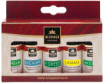 KINGAROMA Pachet Cadou 5 Uleiuri Parfumate Aromaterapie, FRESH , Energie Pura, King Aroma