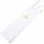 KING Aroma Set 2 Lumanari Cununie Botez 30 cm KING Aroma, Alb Imaculat, Premium, Lumanari Eveniment si Decor Elegant
