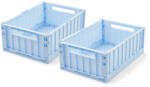 LIEWOOD Tárolódobozok M Weston Pure Sky 2 darab - LWD-012 (LWD-012)