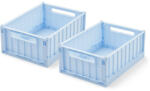 LIEWOOD Tárolódobozok S Weston Pure Sky 2 darab - LWD-009 (LWD-009)