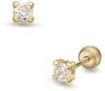 Lisa Jewelry for Kids egy köves csillogás gyerek fülbevaló gömb zárral (JTAG-4790-18) - lisajewelryforkids