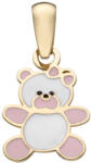 Lisa Jewelry for Kids mackó sárga arany medál (JTAG-4211) - lisajewelryforkids