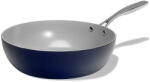 Elmich Tapadásmentes kerámia wok serpenyő Vital Ø 26 cm - sötétkék
