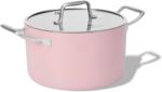 Elmich Tapadásmentes kerámia edény Vital Ø 24 cm (5L) - rózsaszín