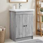vidaXL Dulap de baie sub chiuveta Sonoma gri 78, 5 x 37, 5 x 81 cm GartenMobel Dekor (890050)