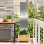 vidaXL Ecran de intimitate pentru gradina Argintiu 32 x 140 cm GartenMobel Dekor (876222)