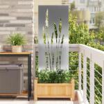 vidaXL Ecran de intimitate pentru gradina Floral Argintiu 50 x 140 cm GartenMobel Dekor (876312)