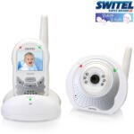 Switel Videointerfon pentru bebelusi Switel BCF805 cu ecran color LCD de 2 inch (switel BCF805) Aparat supraveghere bebelus
