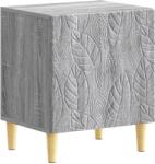 vidaXL Noptiera Sonoma gri 43 x 34, 5 x 50 cm Lemn prelucrat GartenMobel Dekor (895037)