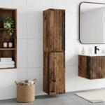 vidaXL Dulap Bathroom Montat pe Perete Lemn vechi 33 x 34, 5 x 160 cm GartenMobel Dekor (890520)